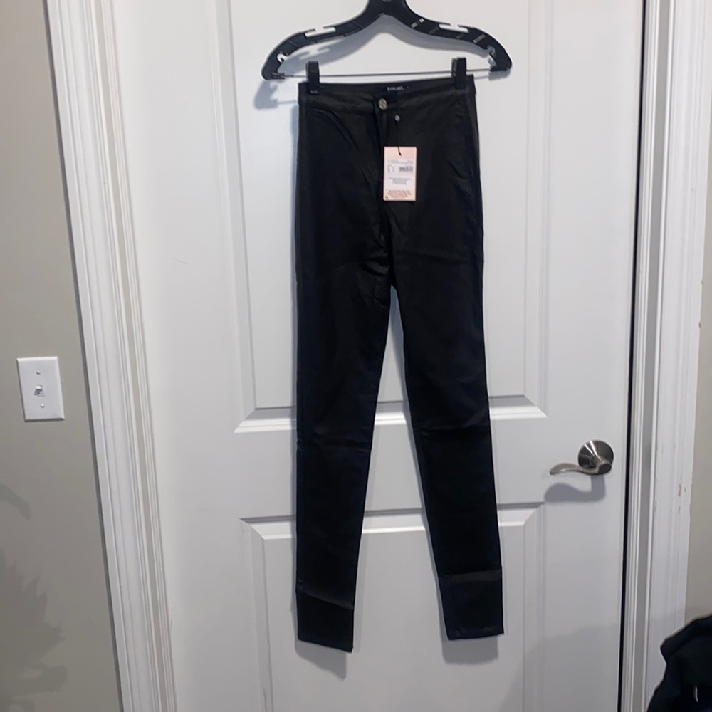 Brand New Coated Skinny Jeans 6 Tall
